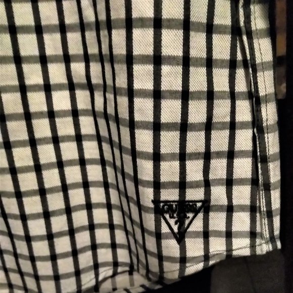 New!  Guess 100% Cotton Men's Small  Slim Fit Shirt - Picture 3 of 3